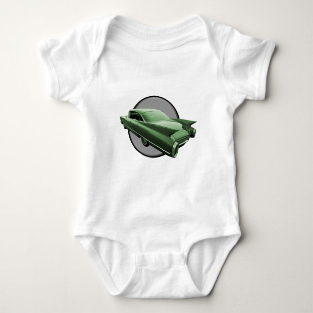 Classic Cadillac Baby Bodysuit (Front)