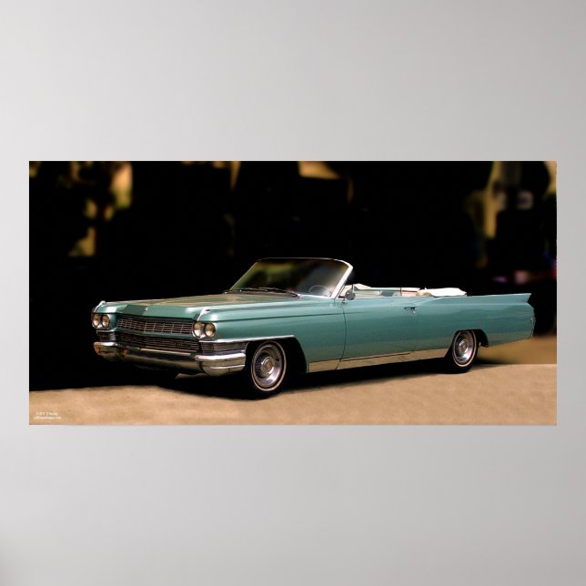 CLASSIC CADILLAC CONVERTIBLE POSTER (Front)