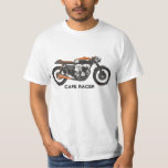 Classic Cafe Racer Motorcycle T-shirt at Zazzle