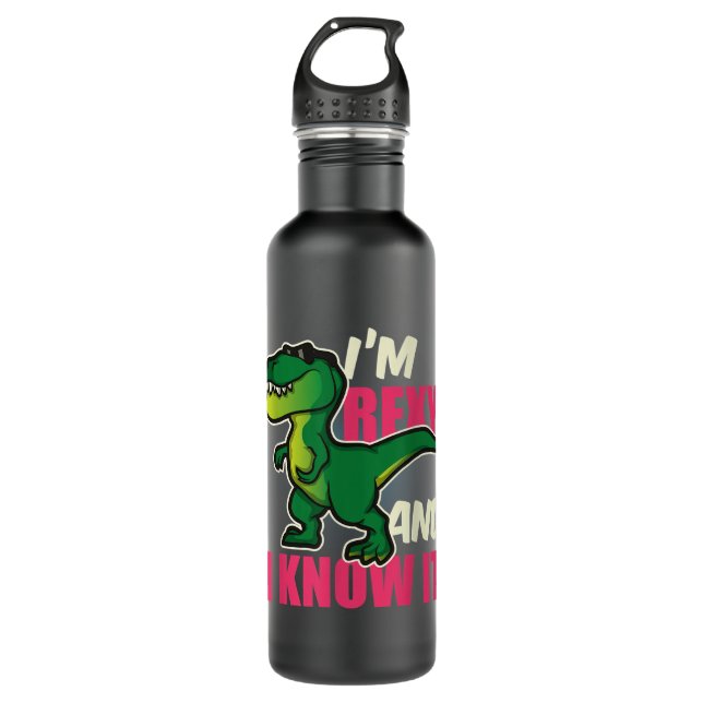 Classic California Skater Santa Cruz Stainless Steel Water Bottle (Front)