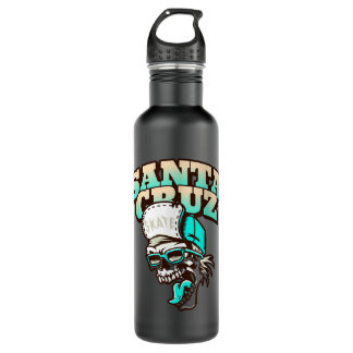 Classic California Skater Santa Cruz Stainless Steel Water Bottle