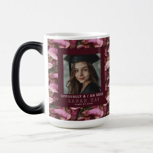 Classic Calla Lilies Print Graduation Party Color Morph Mug
