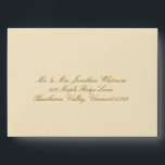 Classic Calligraphy Vintage Wedding Envelope<br><div class="desc">Elegant wedding address envelope featuring timeless calligraphy on a soft ivory background,  perfect for classic,  formal,  and luxury wedding stationery sets</div>
