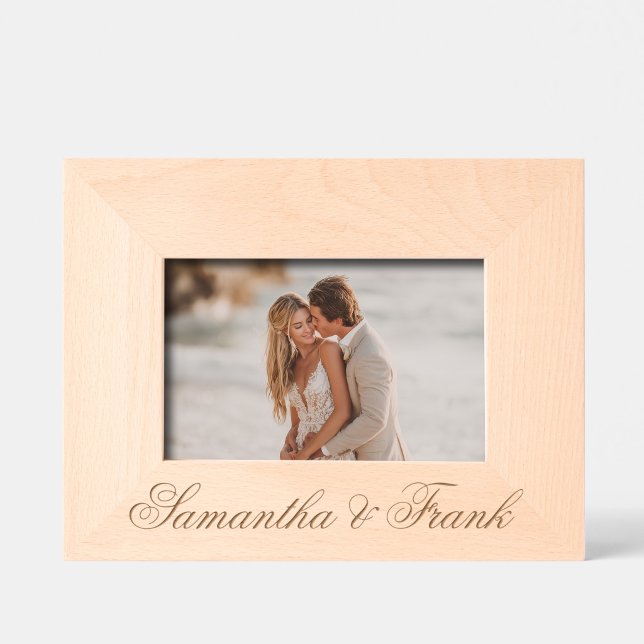 Classic Calligraphy Wedding Engraved Frames (Classic Calligraphy Wedding Engraved Frames)