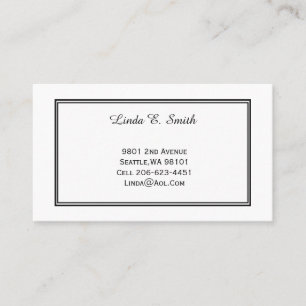 Classic Calling Card