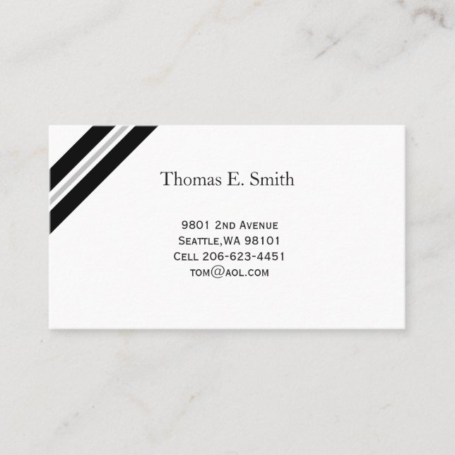 Classic Calling Card (Front)