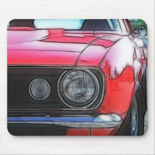 Classic Camaro Headlight Mousepad