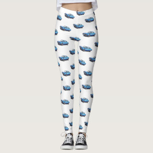 Classic Camaro Muscle Car Fast Leggings