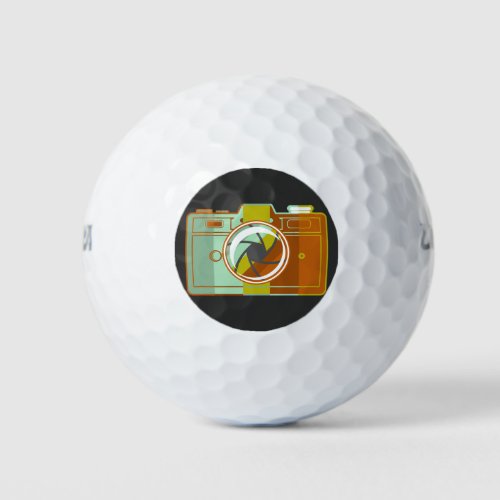 Classic Camera Collector Golf Balls