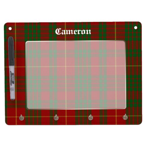 Classic Cameron Tartan Plaid Dry Erase Board