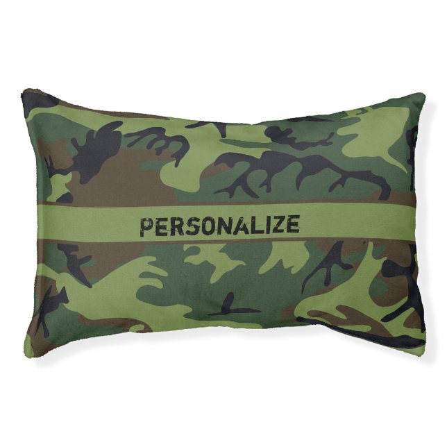 Classic Camouflage Army Hunting Pattern Cat Dog Pet Bed (Front)