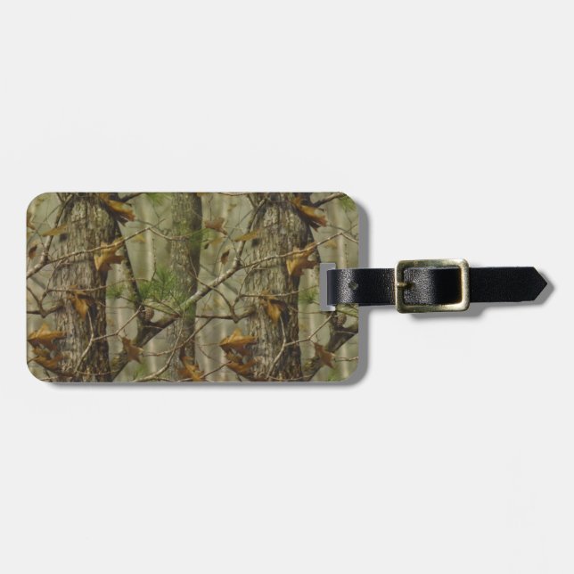 Classic Camouflage Luggage Tag (Front Horizontal)
