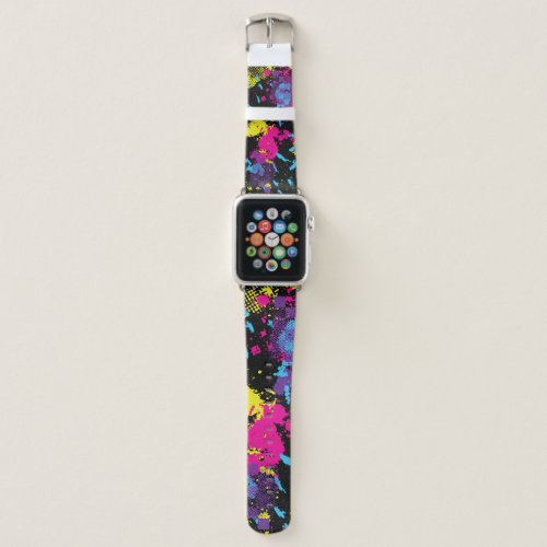 Classic Camouflage Seamless Vintage Pattern Apple Watch Band