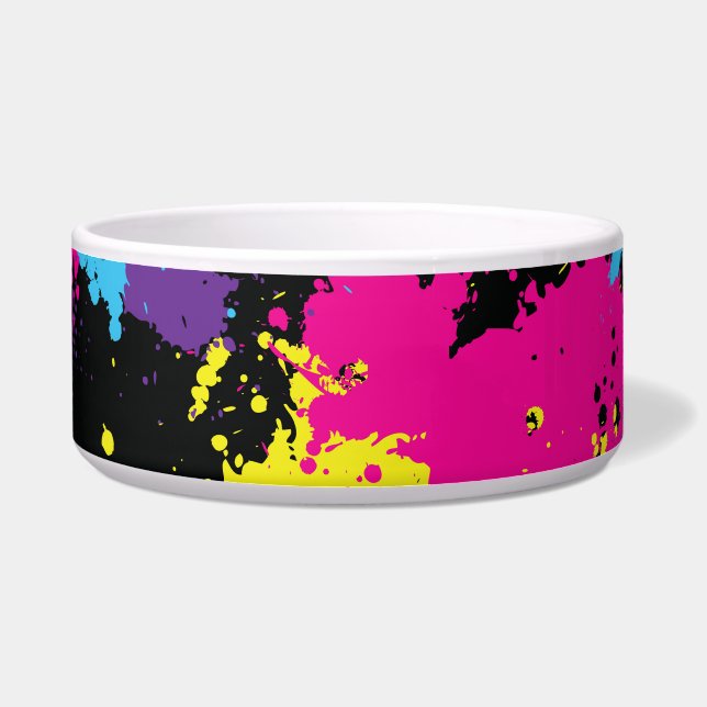 Classic Camouflage: Seamless Vintage Pattern Bowl (Front)