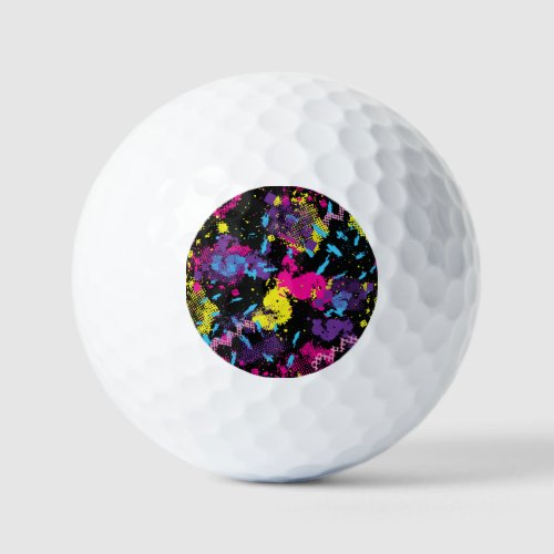 Classic Camouflage Seamless Vintage Pattern Golf Balls