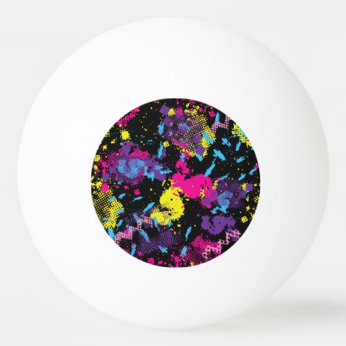 Classic Camouflage Seamless Vintage Pattern Ping Pong Ball