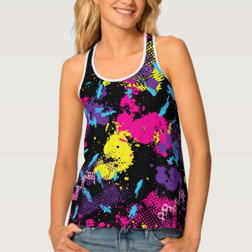 Classic Camouflage Seamless Vintage Pattern Tank Top