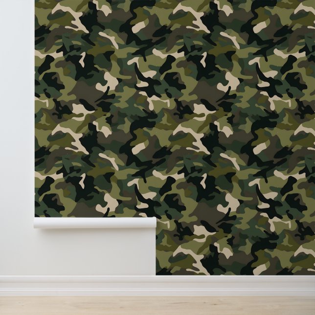 Classic Camouflage Wallpaper (Application)