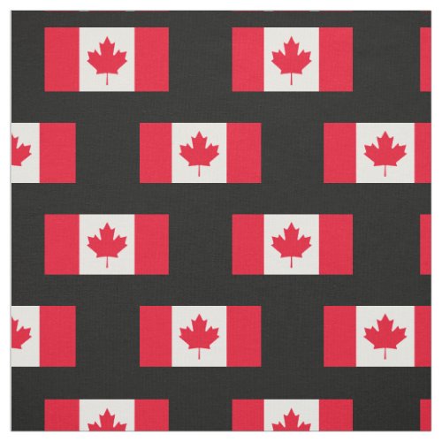 Classic Canada Flag Fabric