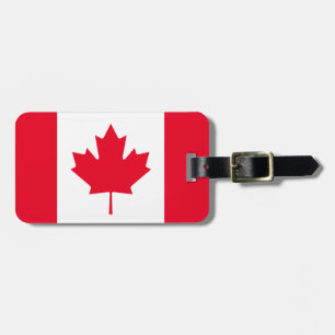 Classic Canada Flag Luggage Tag