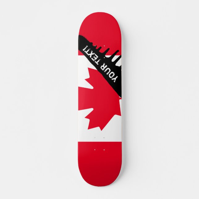 Classic Canada Flag Skateboard Deck (Front)