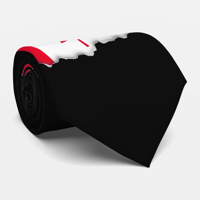 Classic Canada Flag Tie (Rolled)