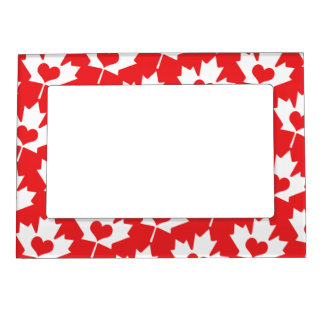 Canada Flag Magnetic Picture Frames | Zazzle