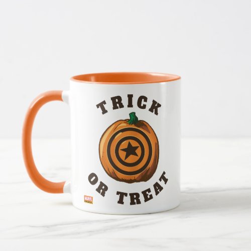 Classic Captain America Logo Jack_o_lantern Mug