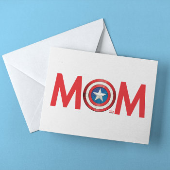 Classic Captain America Mom Card by avengersclassics at Zazzle