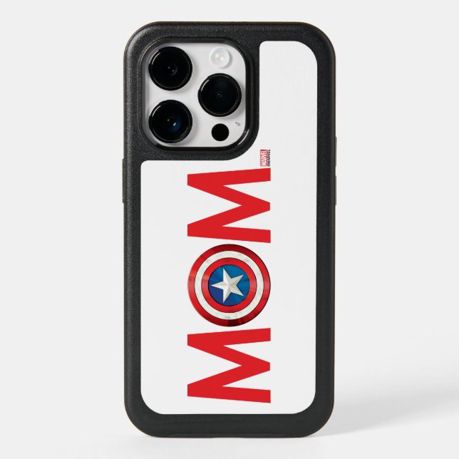 Classic Captain America Mom Otterbox iPhone Case (Back)