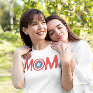 Classic Captain America Mom T-Shirt