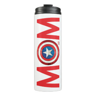 Classic Captain America Mom Thermal Tumbler