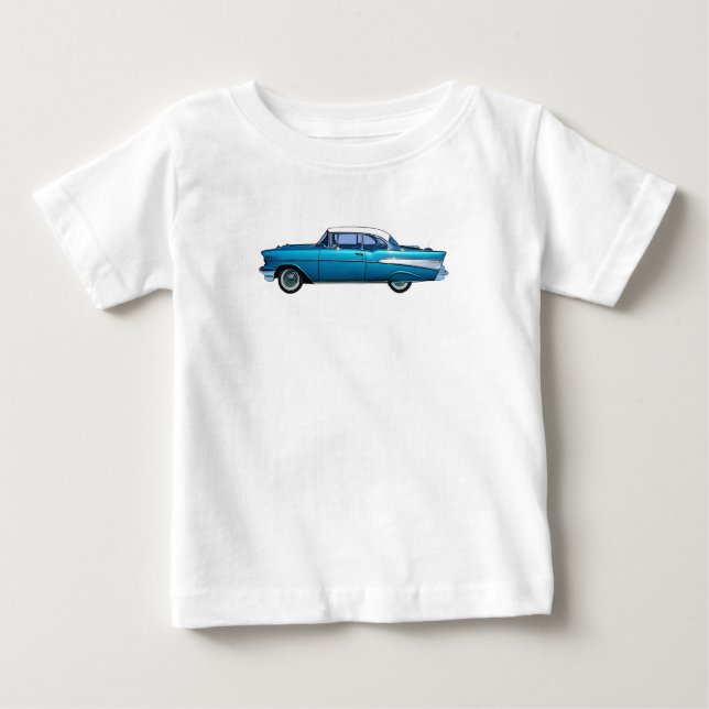 Classic car 1957 Chevy BelAire Baby T-Shirt (Front)