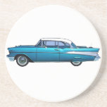 Classic Car 1957 Chevy Belaire Custom Coaster at Zazzle
