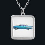 Classic car 1957 Chevy BelAire custom necklace<br><div class="desc">Classic car design</div>