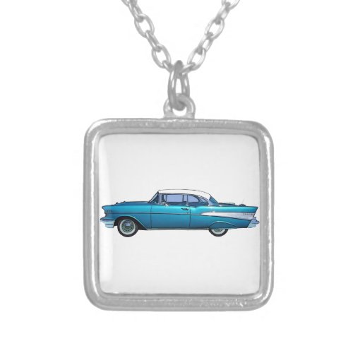 Classic car 1957 Chevy BelAire custom necklace