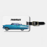 Classic Car 1957 Chevy Belaire Luggage Tag at Zazzle