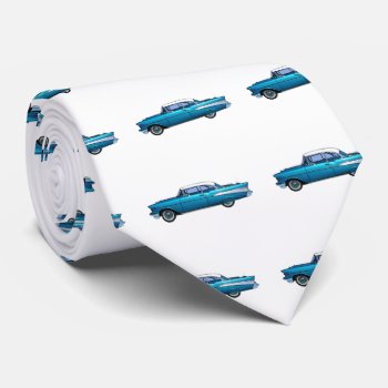 Classic Car 1957 Chevy Belaire Neck Tie by ComicDaisy at Zazzle
