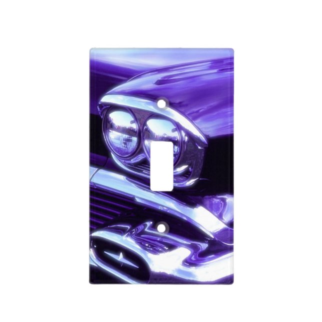 Classic car: 1958 Chevrolet Light Switch Cover (Front)