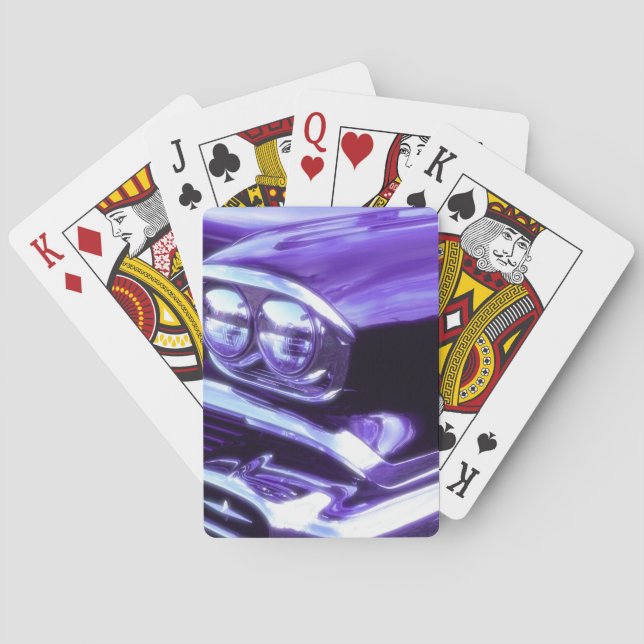 Classic car: 1958 Chevrolet Poker Cards (Back)