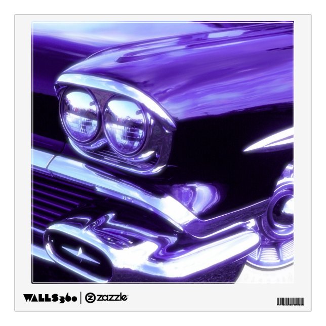 Classic car: 1958 Chevrolet Wall Sticker (Front)