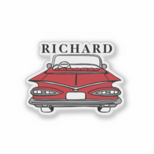 Classic car 1959 Chevy Impala custom Sticker