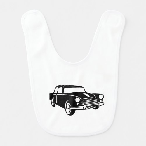 Classic Car2 Baby Bib