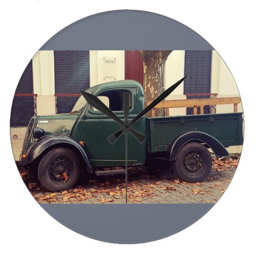 CLASSIC CAR 4 LARGE CLOCK