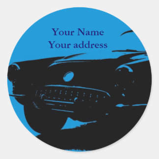 Classic Car Address Labels