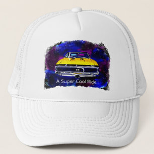 Classic Car Art "A Super Cool Ride" Trucker Hat