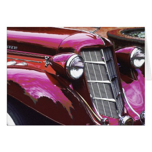 Classic car: Auburn Cards (Front Horizontal)