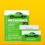 Classic Car, Auto Mechanic & Repairs Advertising Flyer<br><div class="desc">Classic Car,  Auto Mechanic & Repairs Advertising Flyers By The Business Card Store.</div>