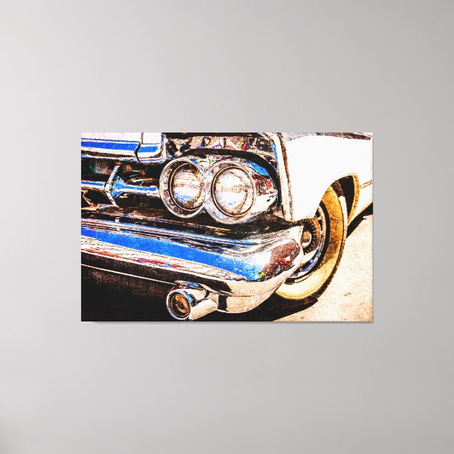 Classic Car Beauty Canvas Print (Front)