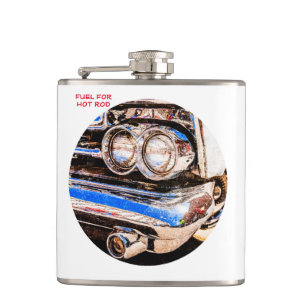 Classic Car Beauty Hip Flask